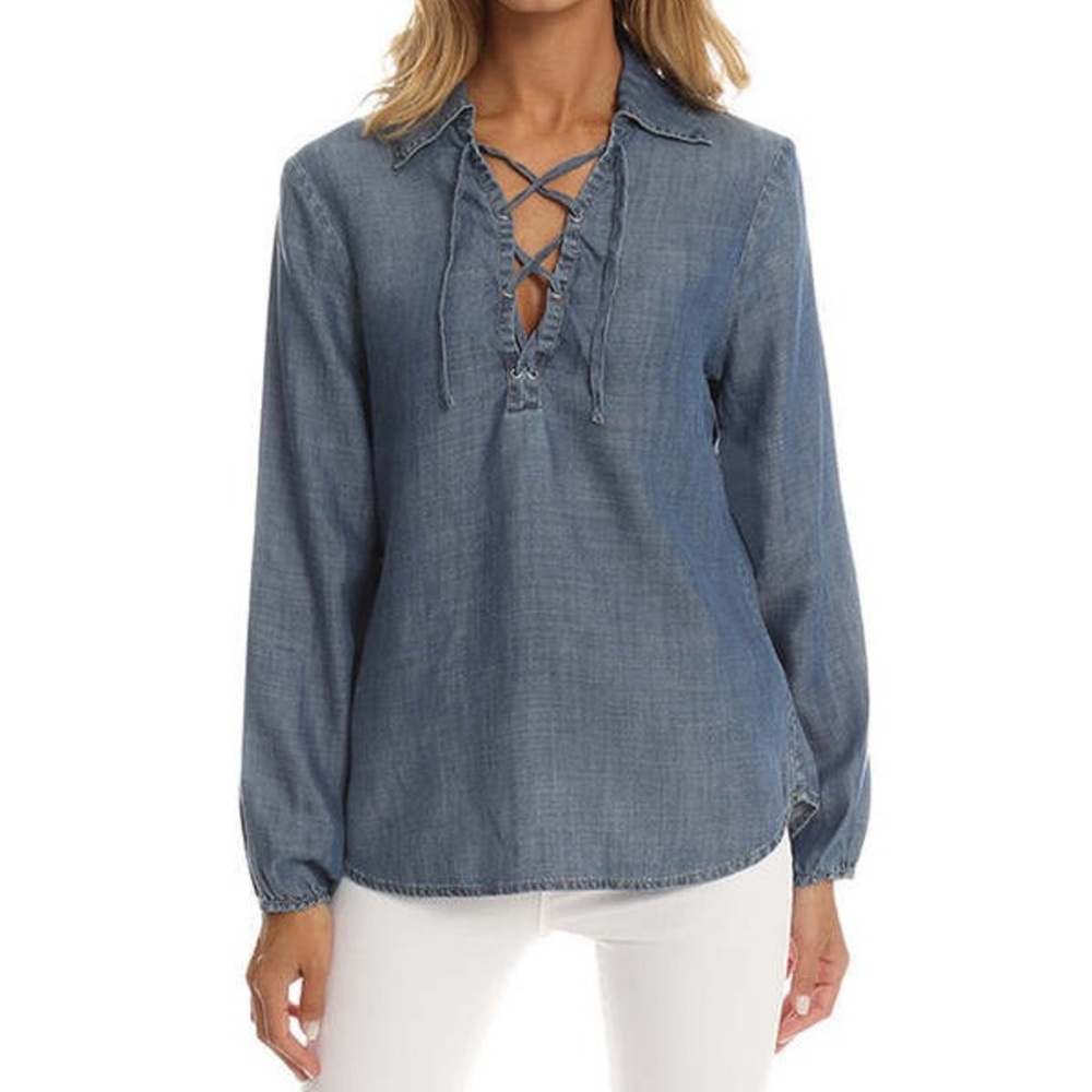Frame Hadley Blouse - Picture 1 of 10